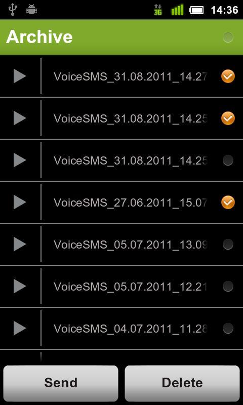 Voice SMS(MSS) - voice2voice