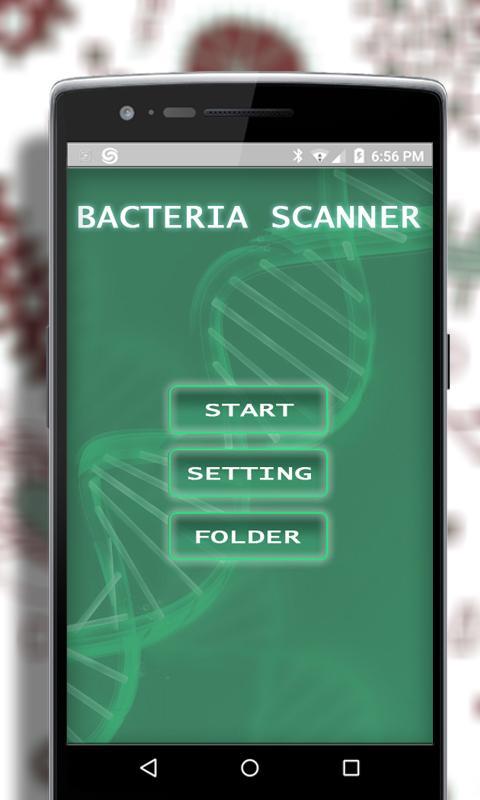 Bacteria Camera Scanner Prank