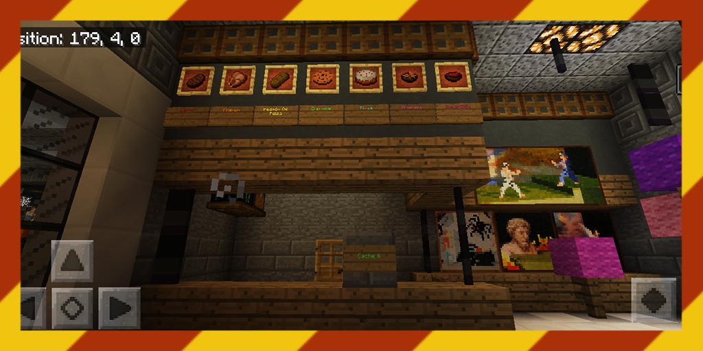 Five Nights a Double Horrors Freddy. Map for MCPE