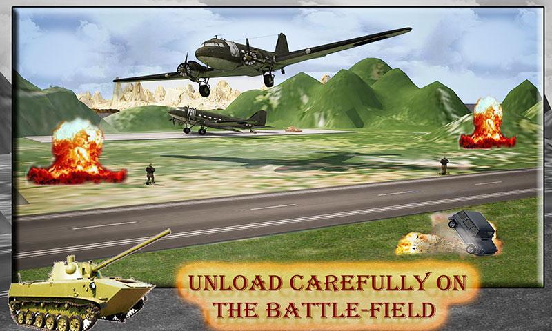 Army Airplane Tank Cargo