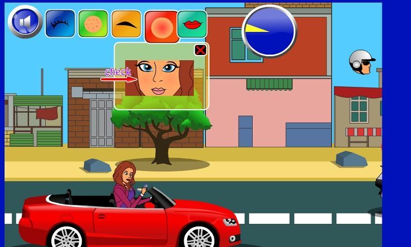 Makeover in Moving Car