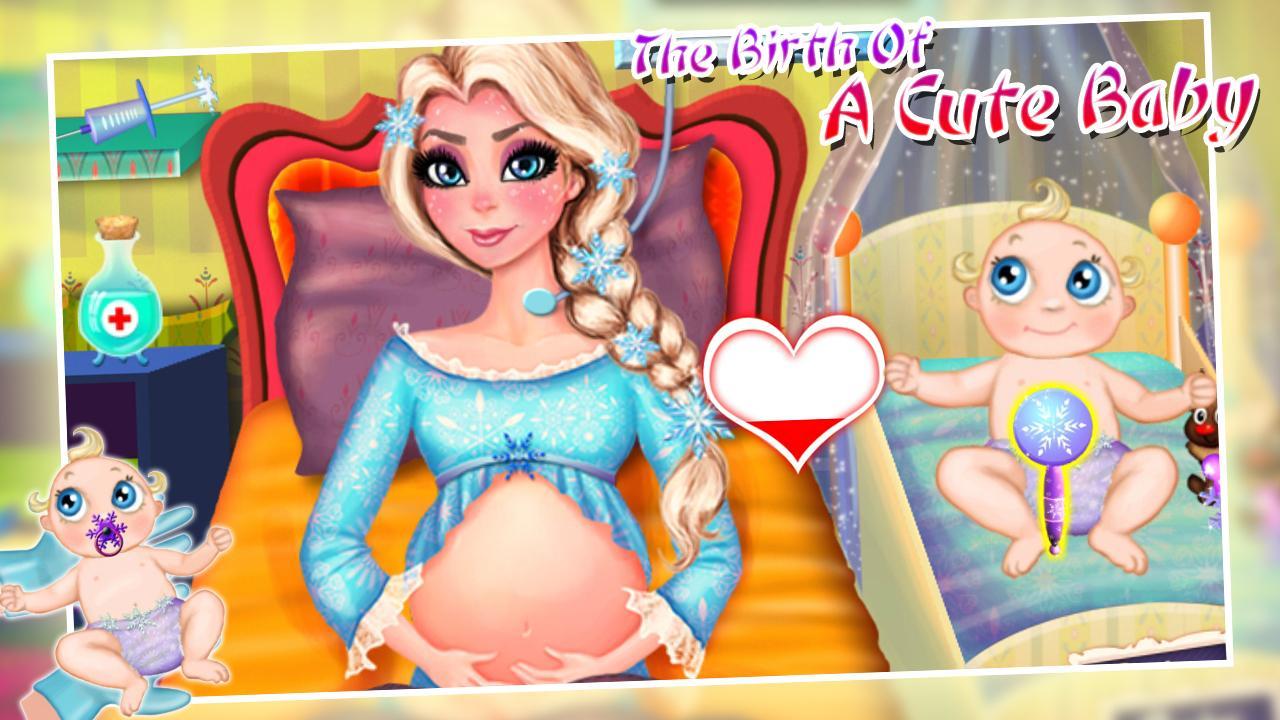 The birth of a cute baby