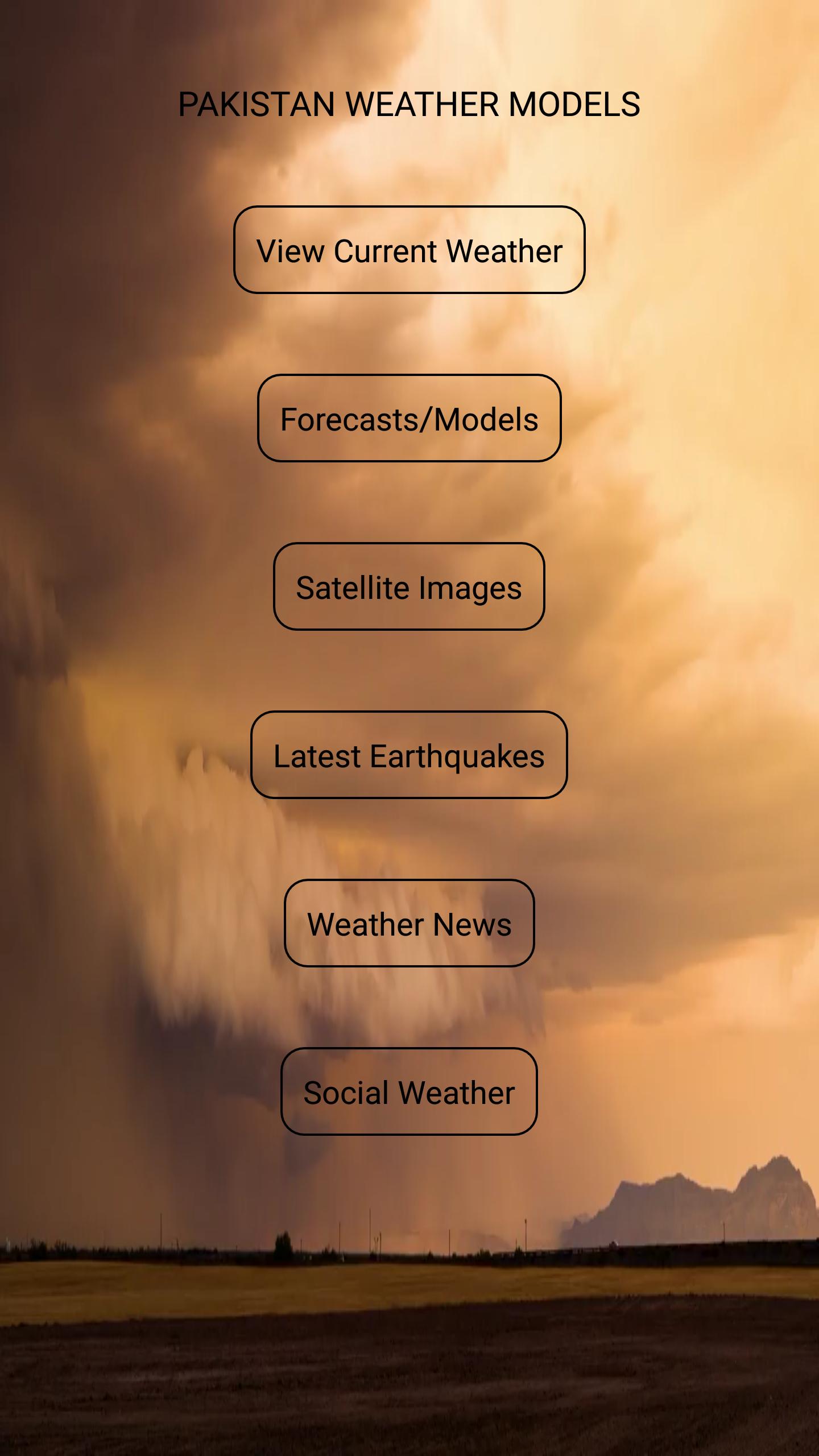 Pakistan Weather Models