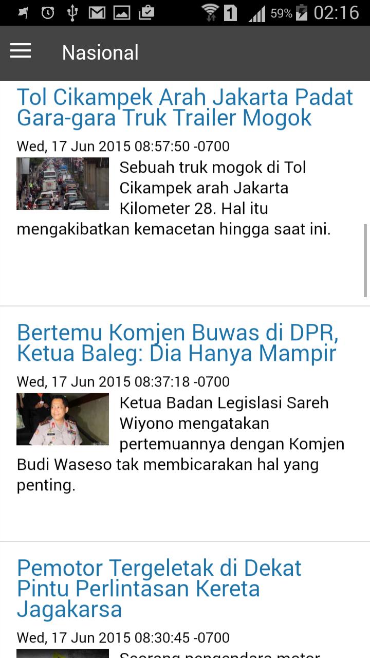 Berita Indonesia RSS