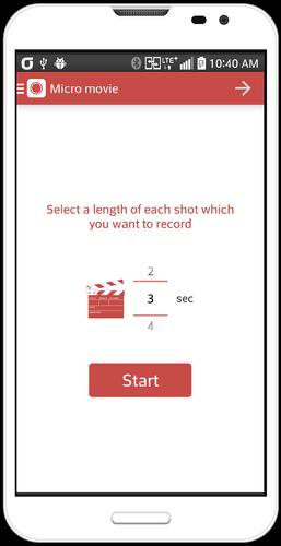 Micro movie(Road movie camera)