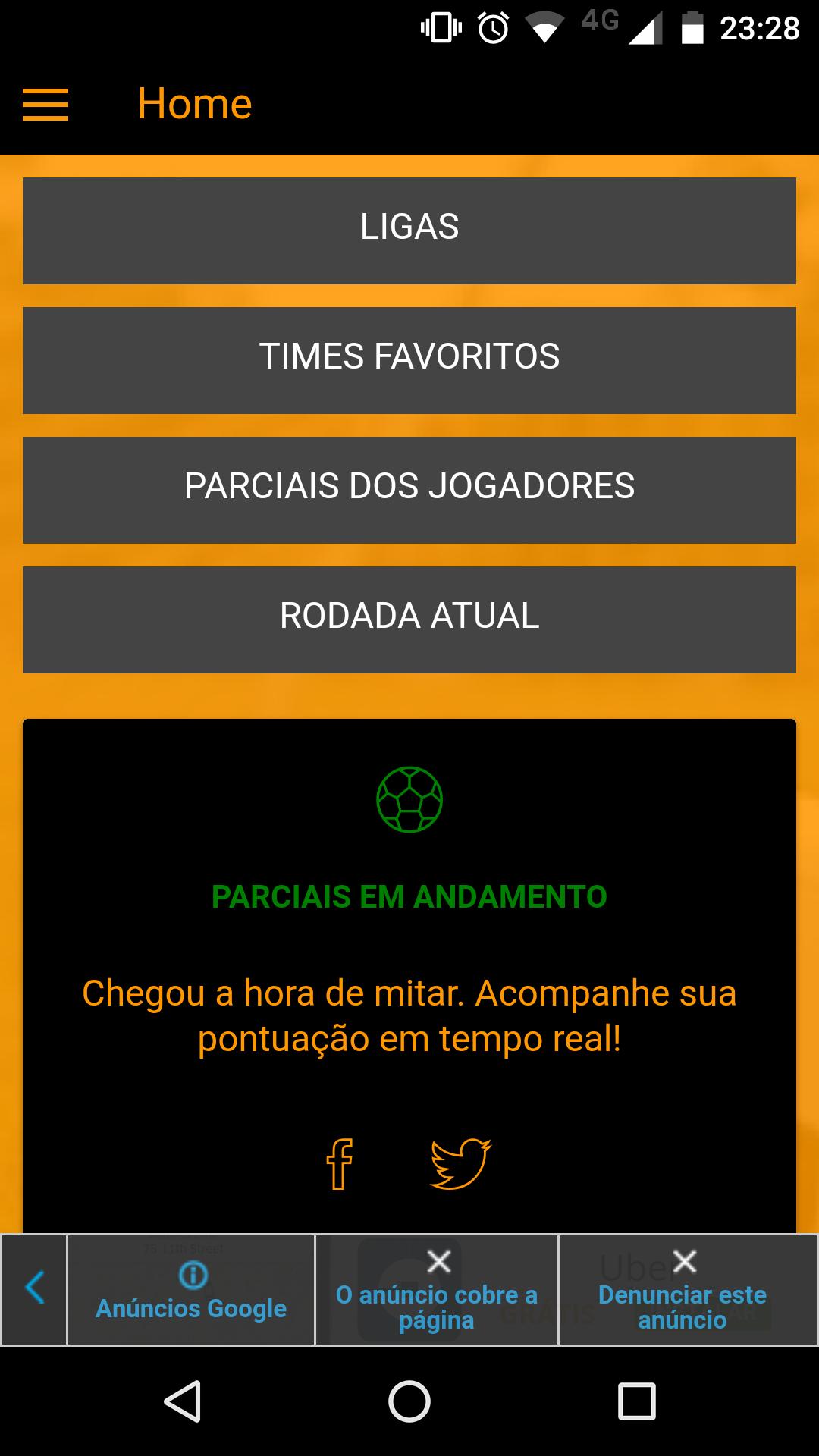 Parciais Cartoleiros 2017