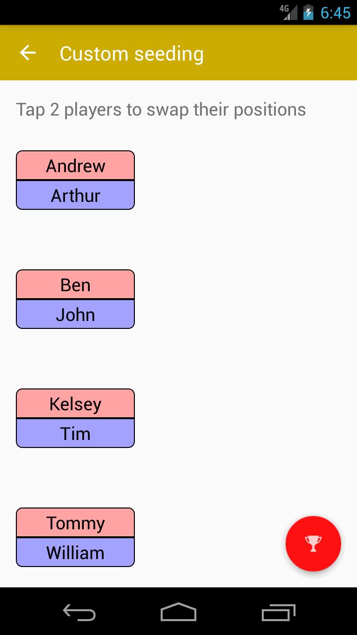 Quick Tournament Maker