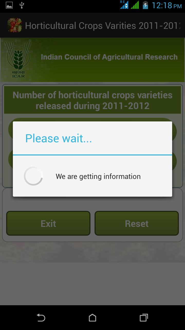 Horticultural Crops 2011-12