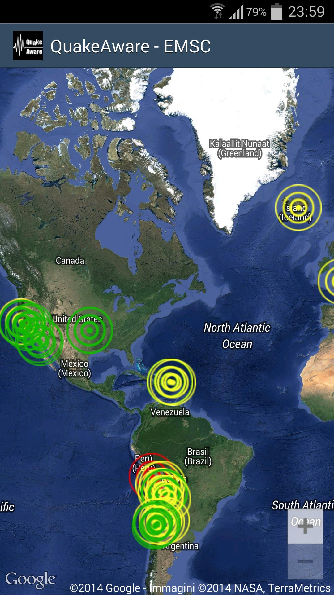 QuakeAware Earthquakes Near Me