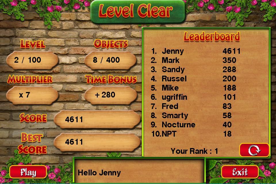 Challenge #120 Belle Vue Free Hidden Objects Games