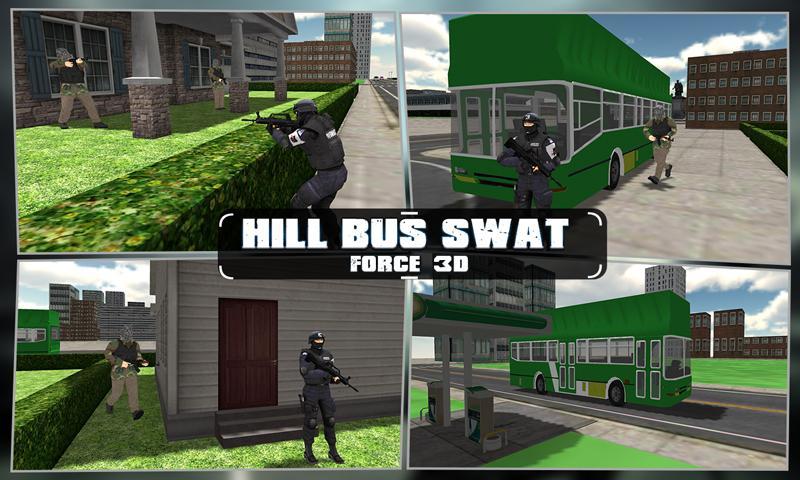 SWAT Police Big Passenger Bus