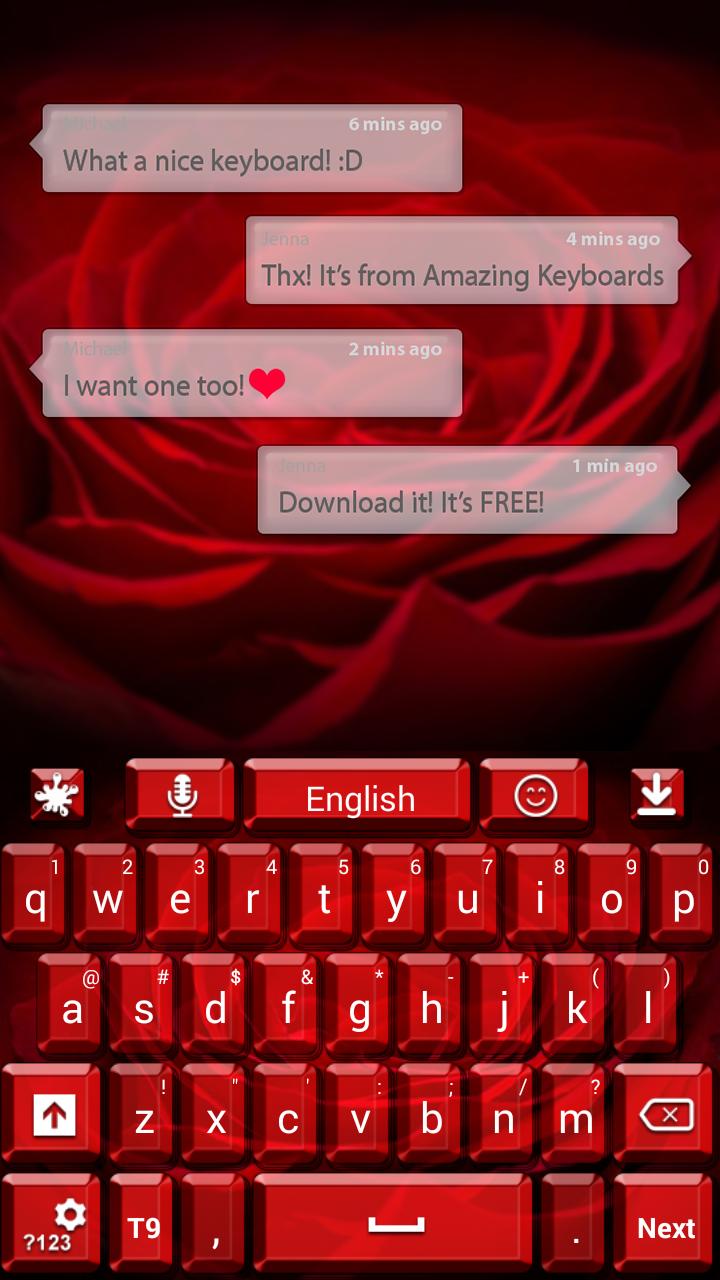 Red Rose Keyboard