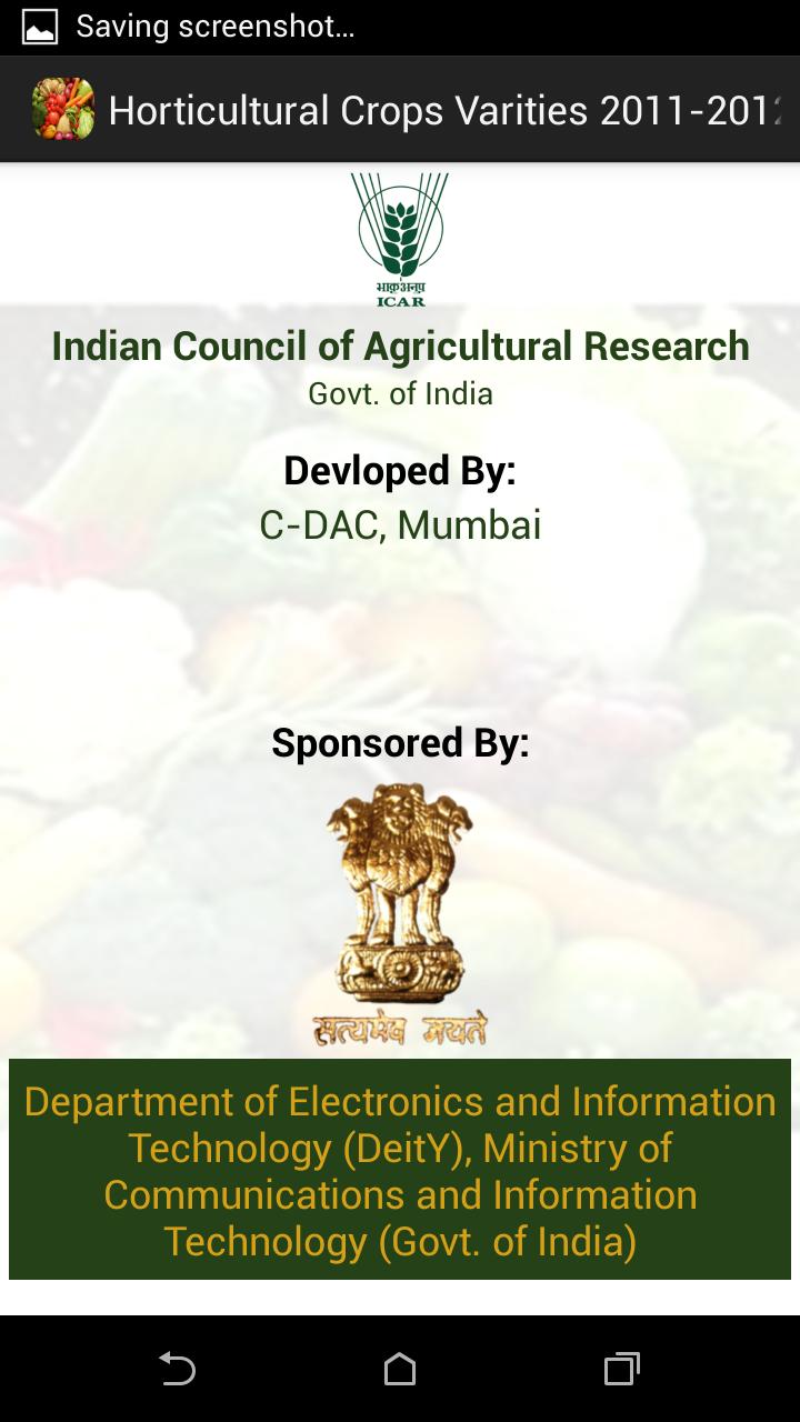 Horticultural Crops 2011-12