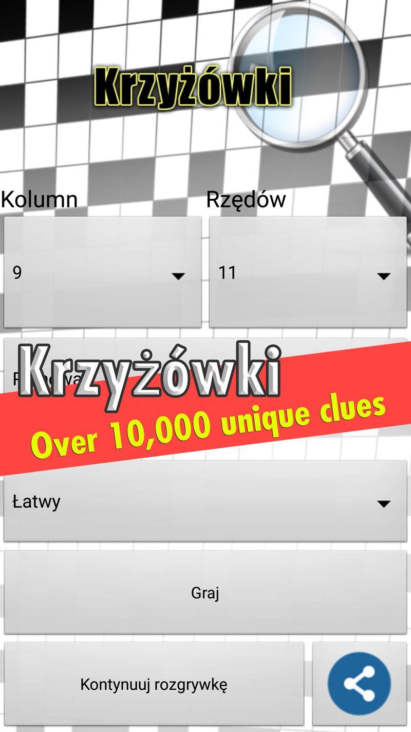 Crossword Polish Puzzles Game