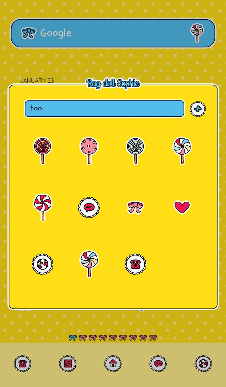 rag doll sophie dodol theme