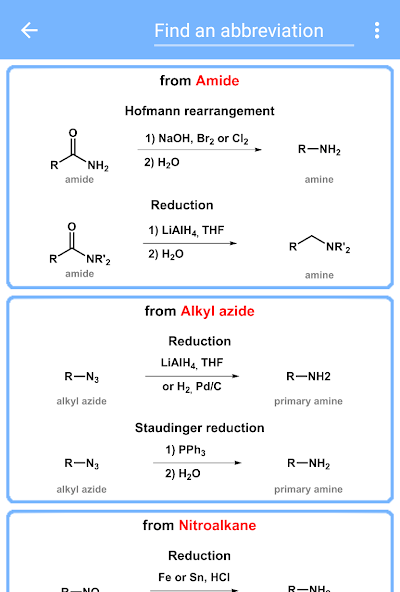 Organic Reactions