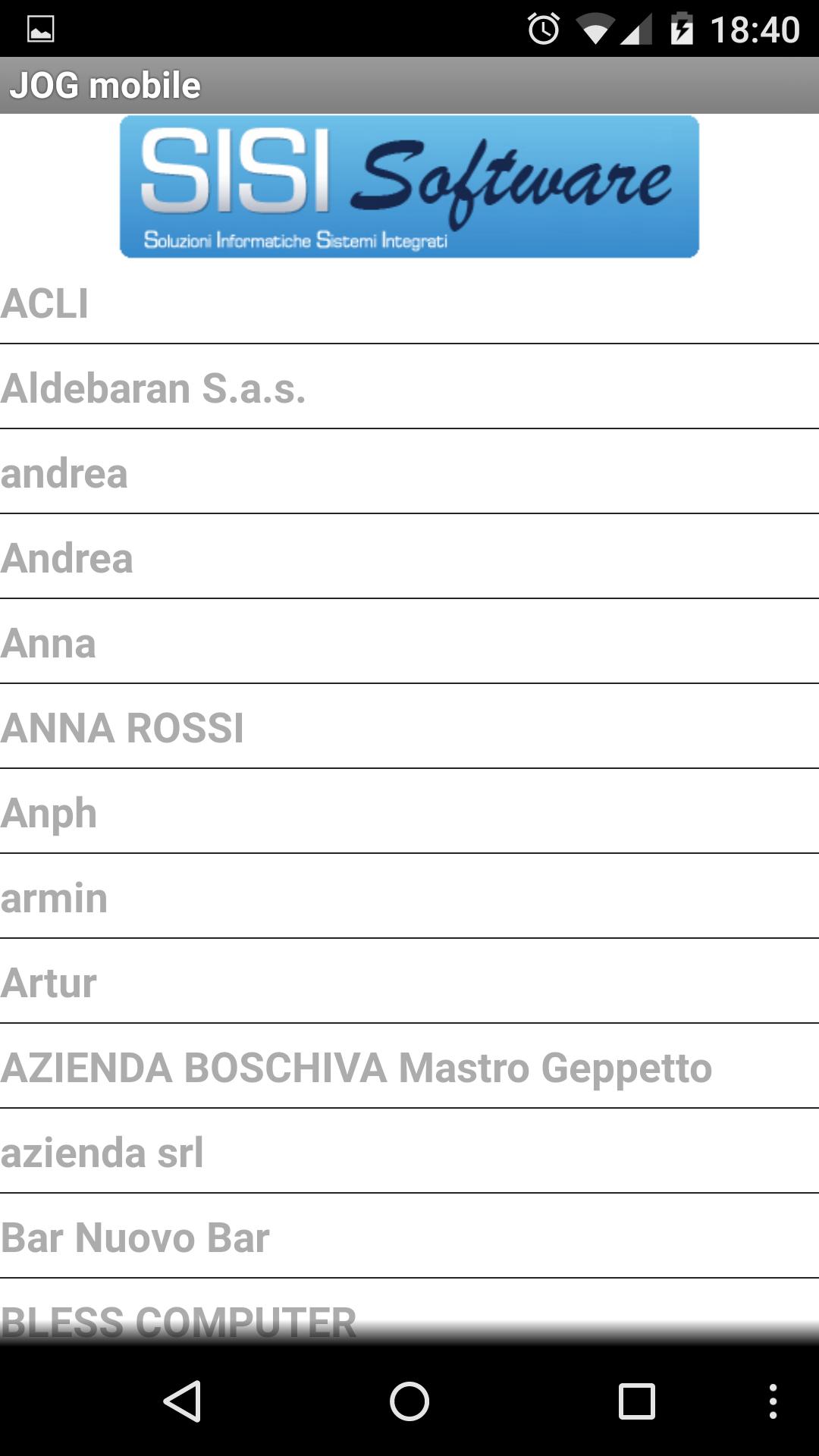 Gestionale JOG Mobile