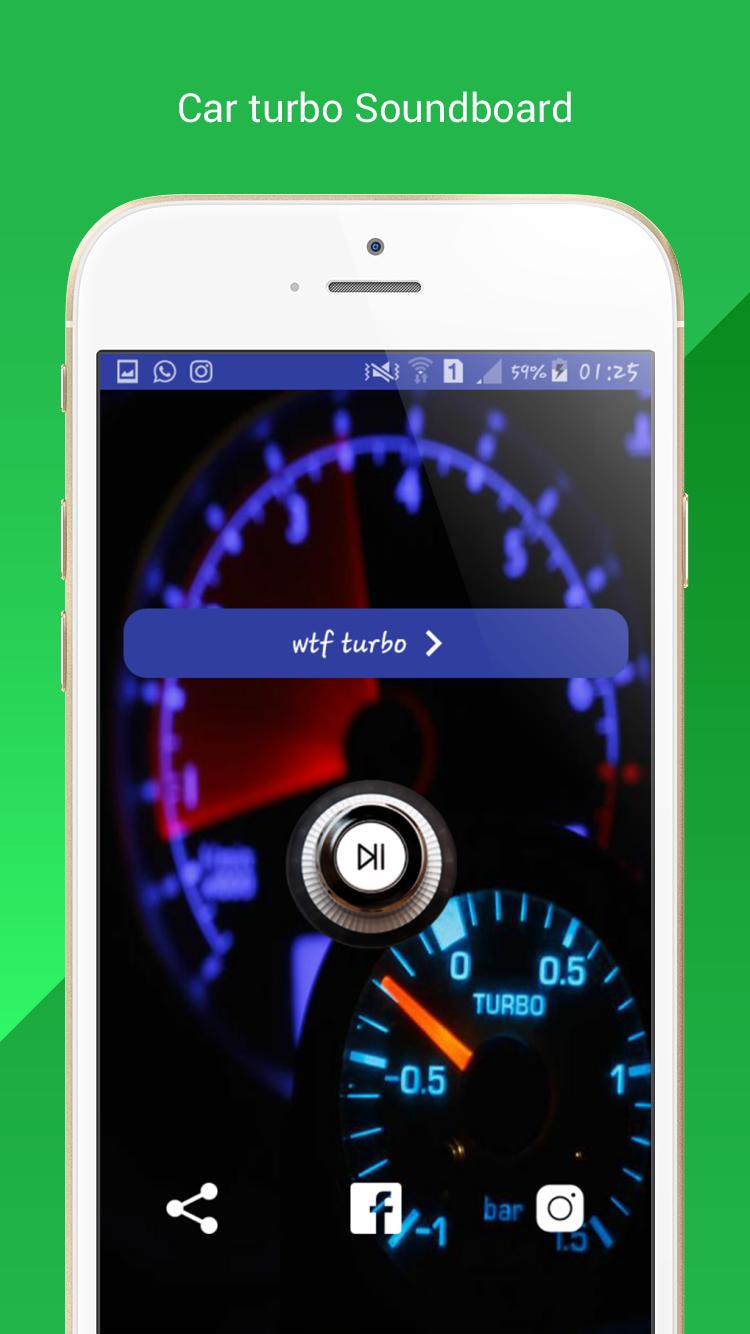 Car turbo Soundboard