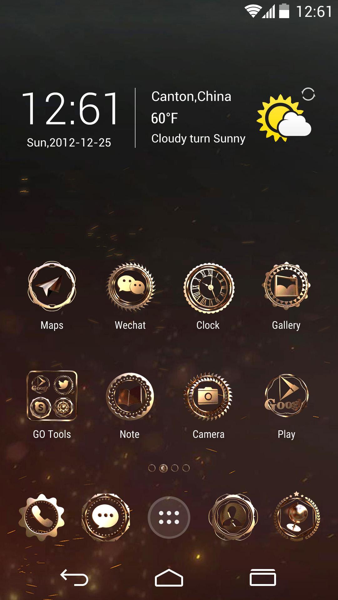Unique II GO Launcher Theme
