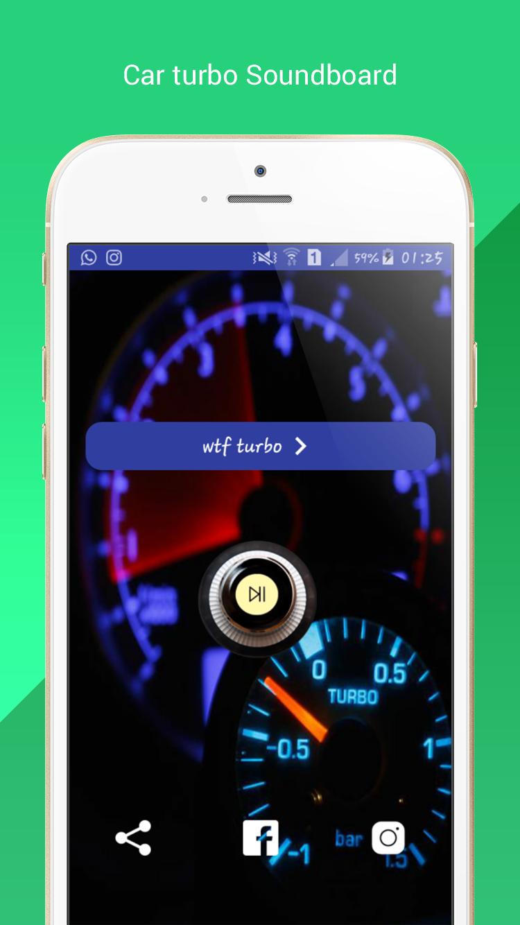 Car turbo Soundboard