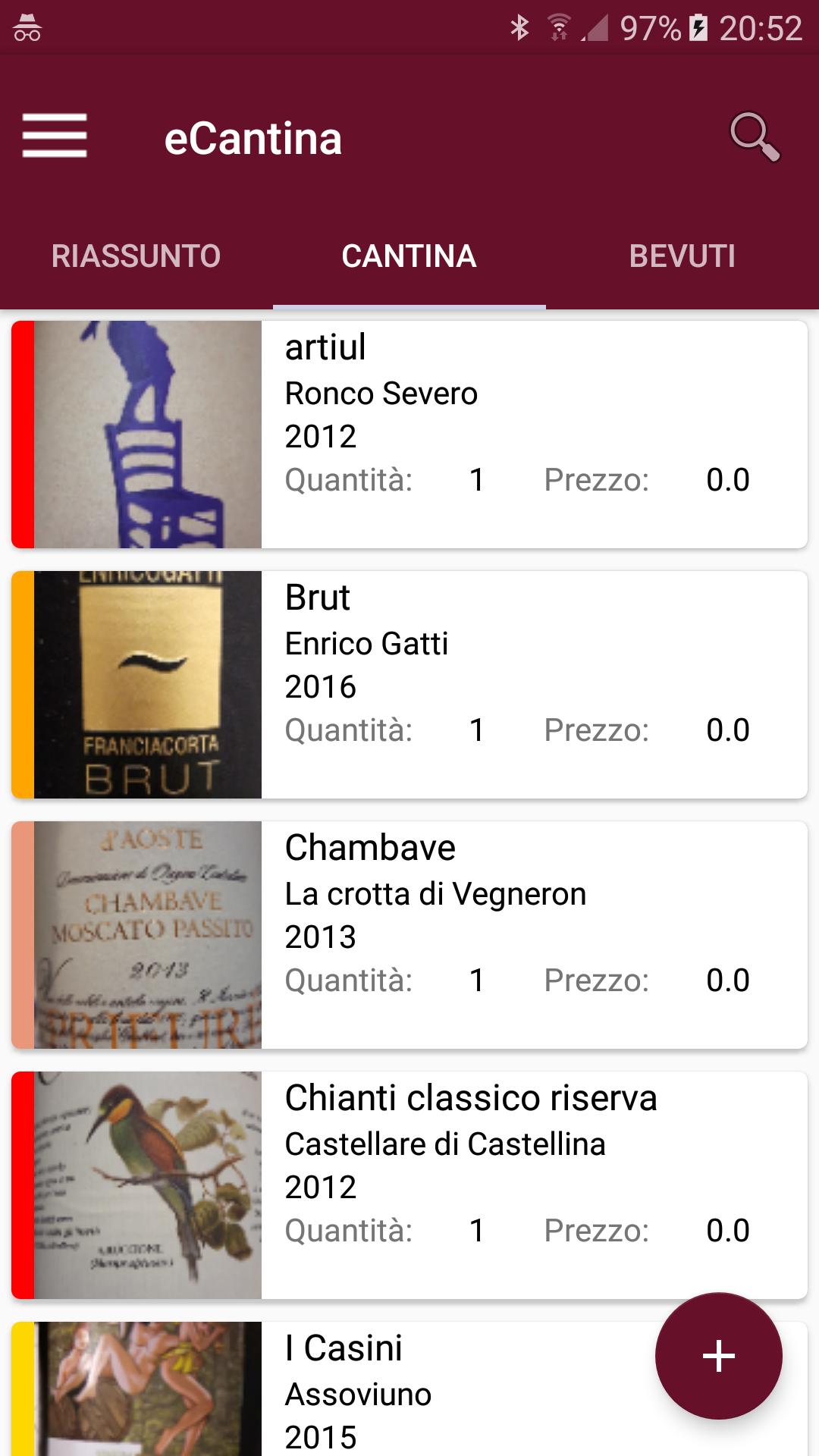 eCantina wine cellar