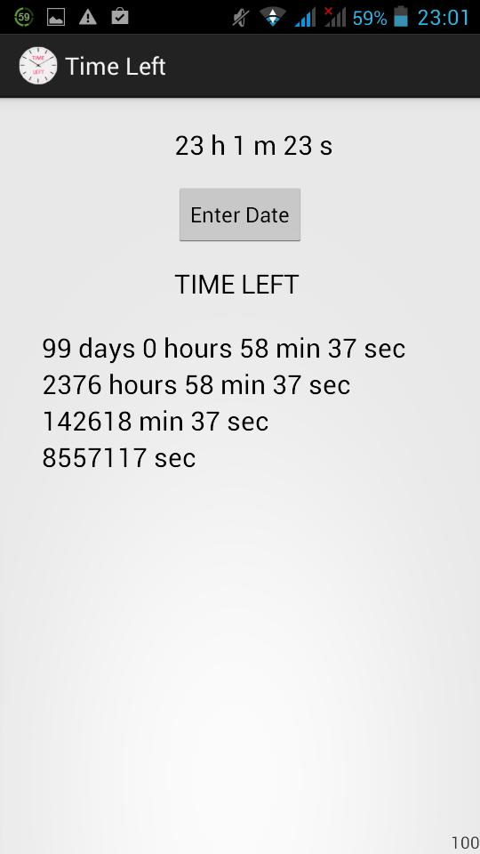 TIME LEFT