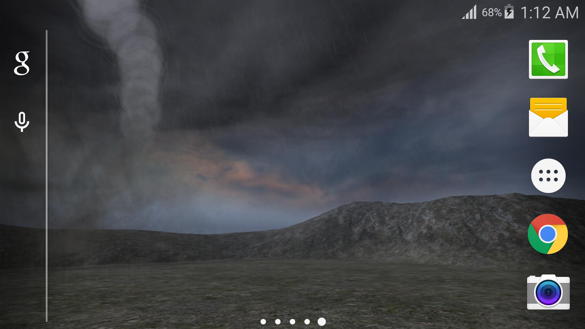 3D Super Storm Live Wallpaper