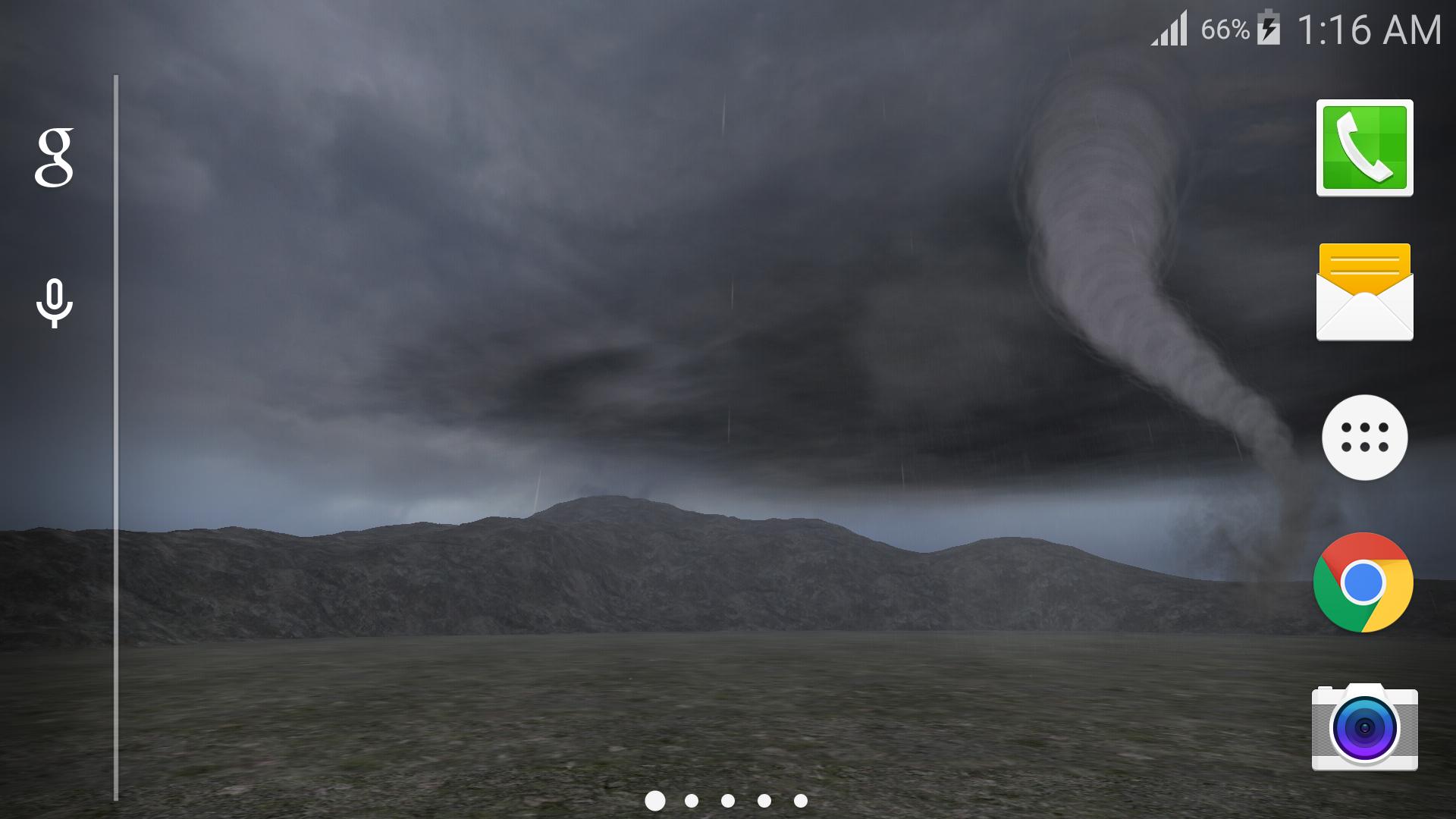 3D Super Storm Live Wallpaper