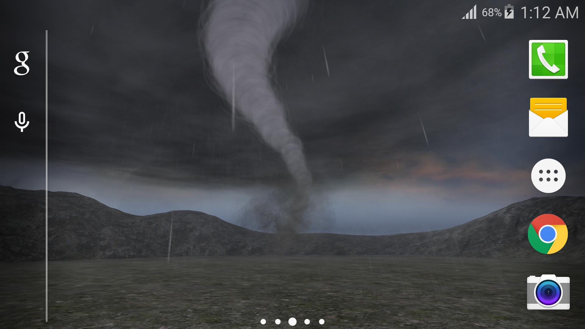 3D Super Storm Live Wallpaper