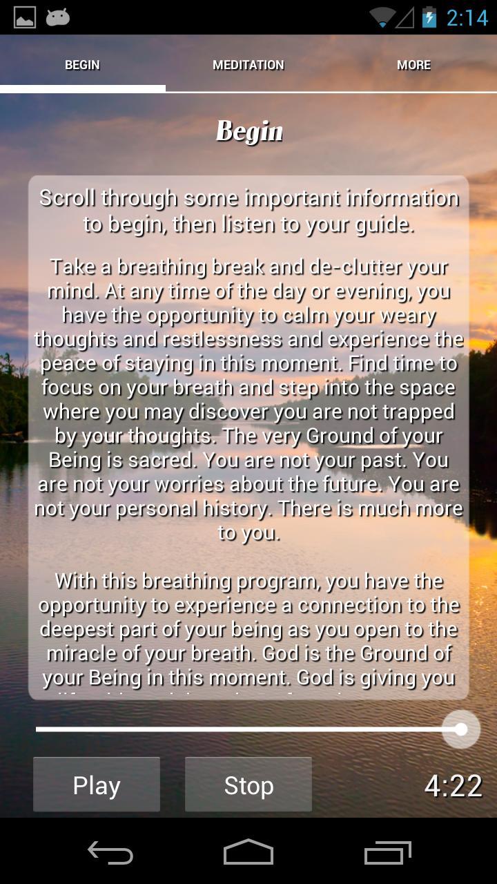 Room to Breathe Meditation