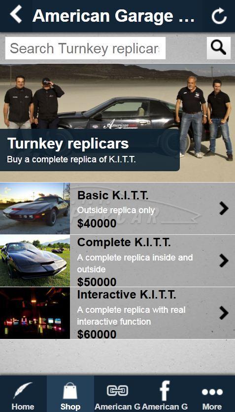 American Garage Kitt Supercar