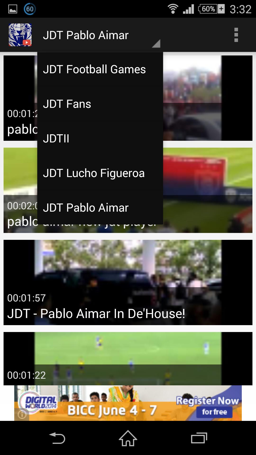 JDT Football Videos