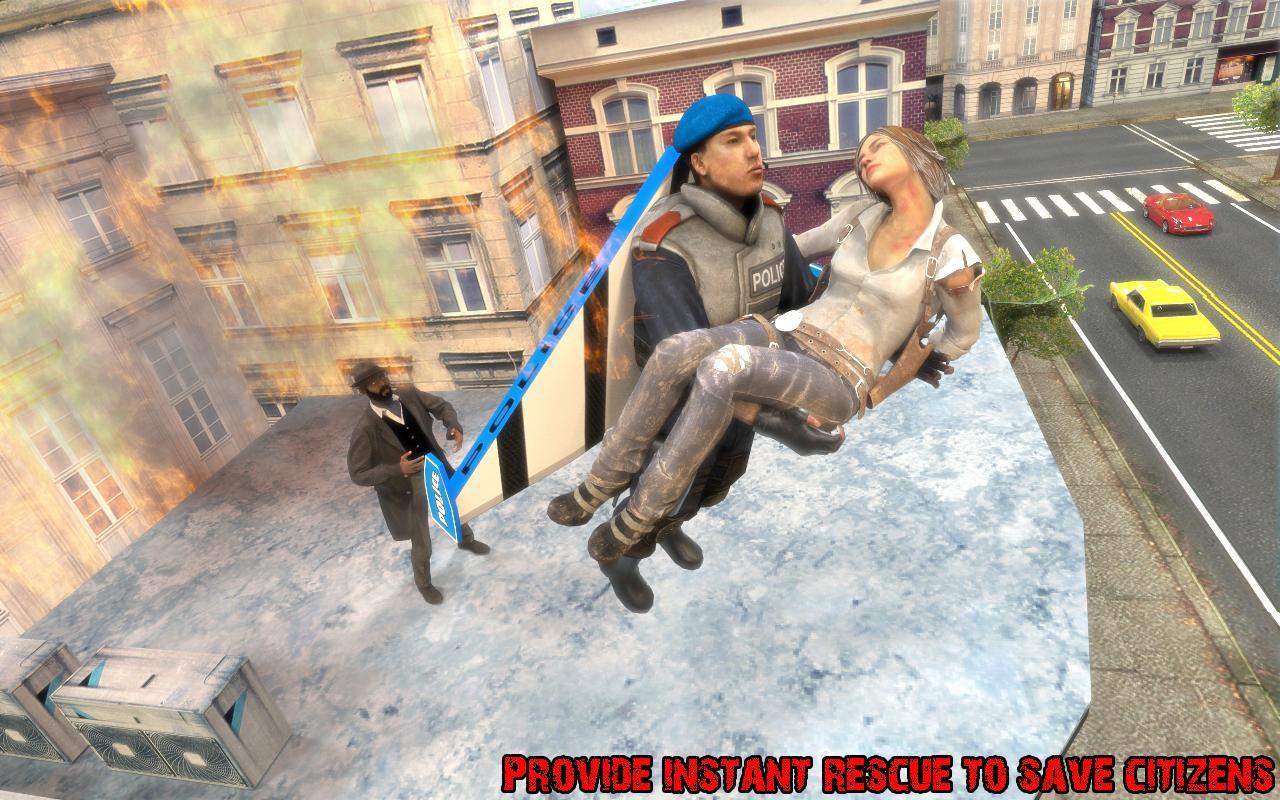Jetpack Police Hero Simulator Gangster Crime Chase