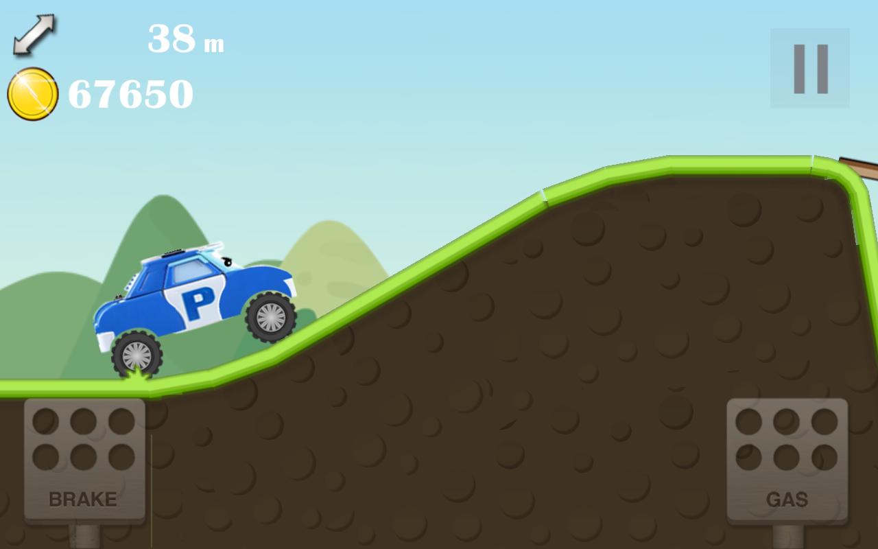 Hill Robocar Poli Climb Game