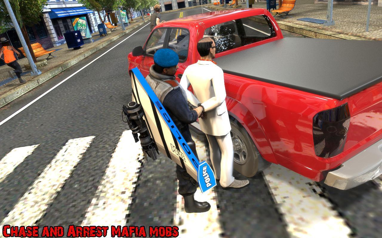 Jetpack Police Hero Simulator Gangster Crime Chase