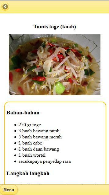 resep tumisan terbaru