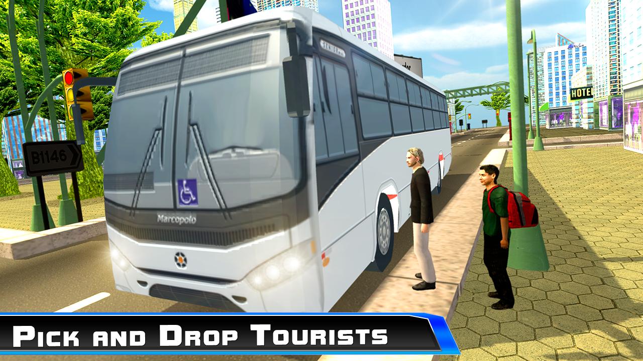 Modern City Tousrist Bus 3D