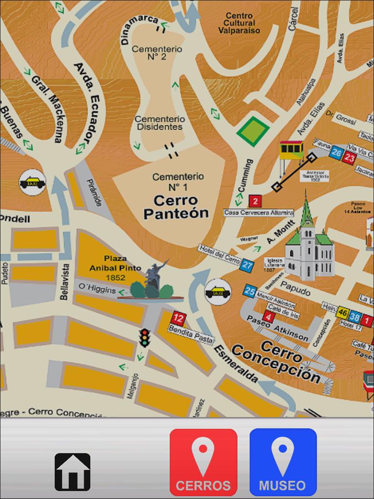 Valparaiso Map