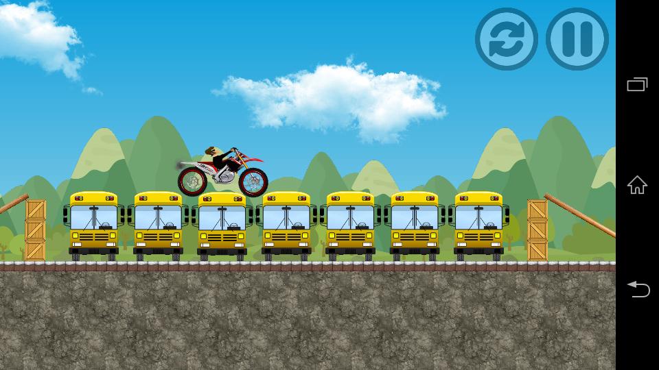 Up Biker Hill Climb Racing