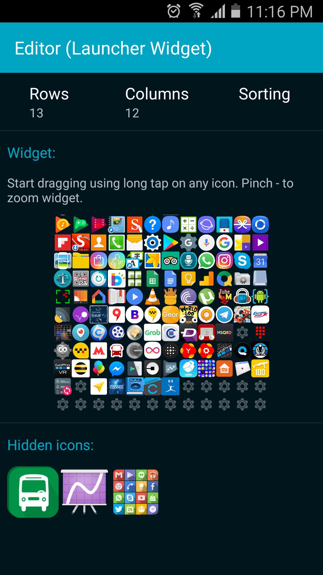 Launcher Widget