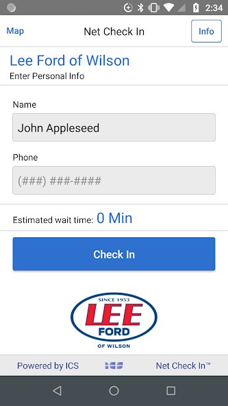 Lee Ford of Wilson Check In