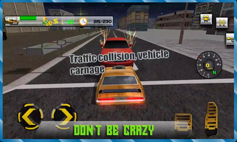 Crazy Taxi Driver Simulator 3D