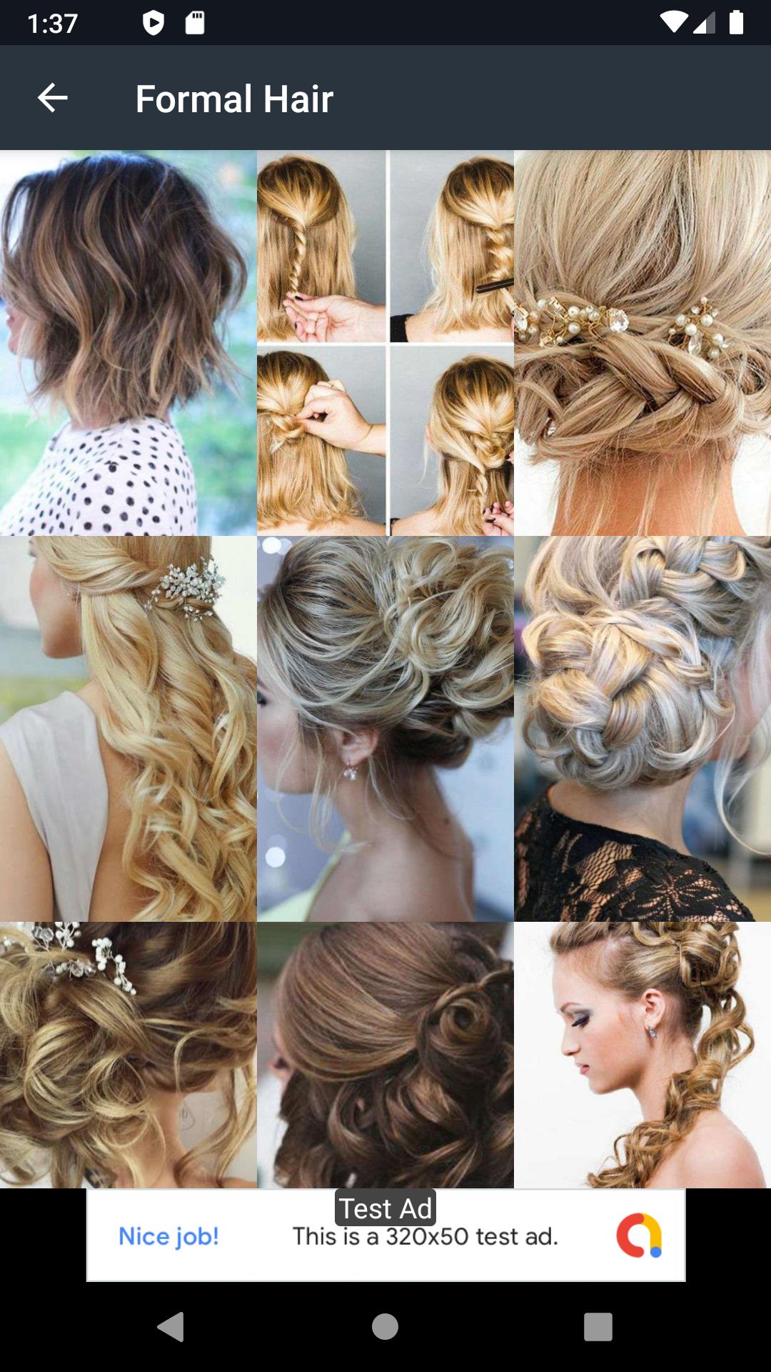 Formal Hair Style