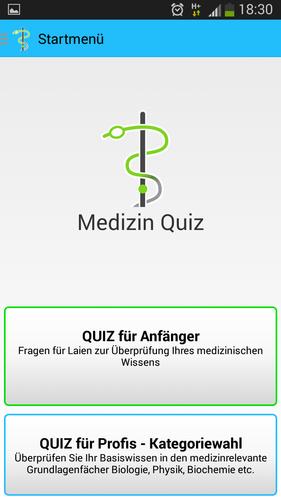 Medizin Quiz - Aufnahme Test