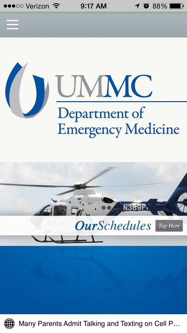 Emergency Medicine at UMMC