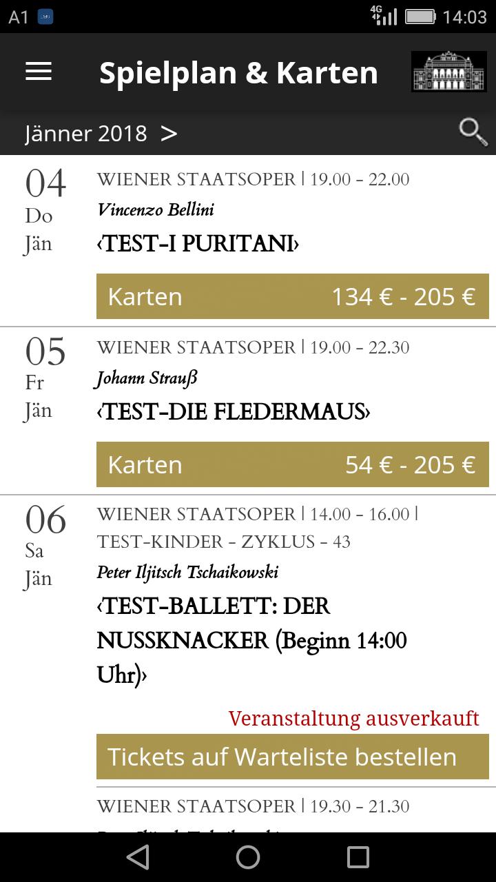 Wiener Staatsoper Tickets