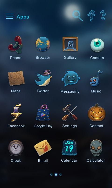 Halloween GO Launcher Theme