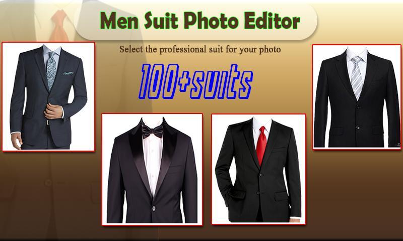 Men Suit Photo Editor