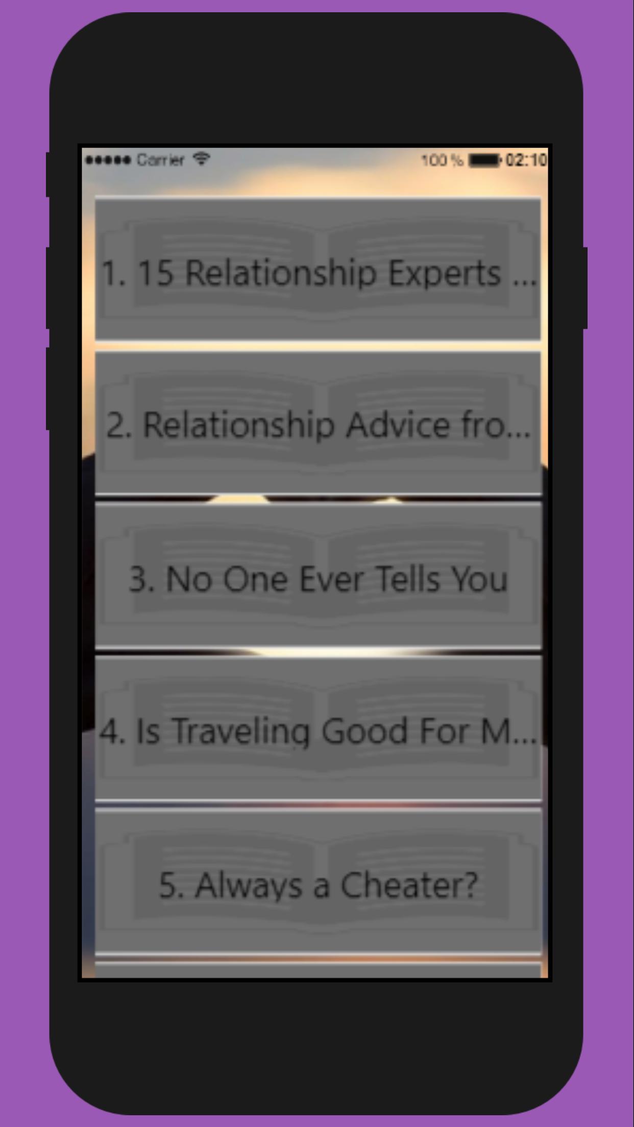 Relationship Advice App