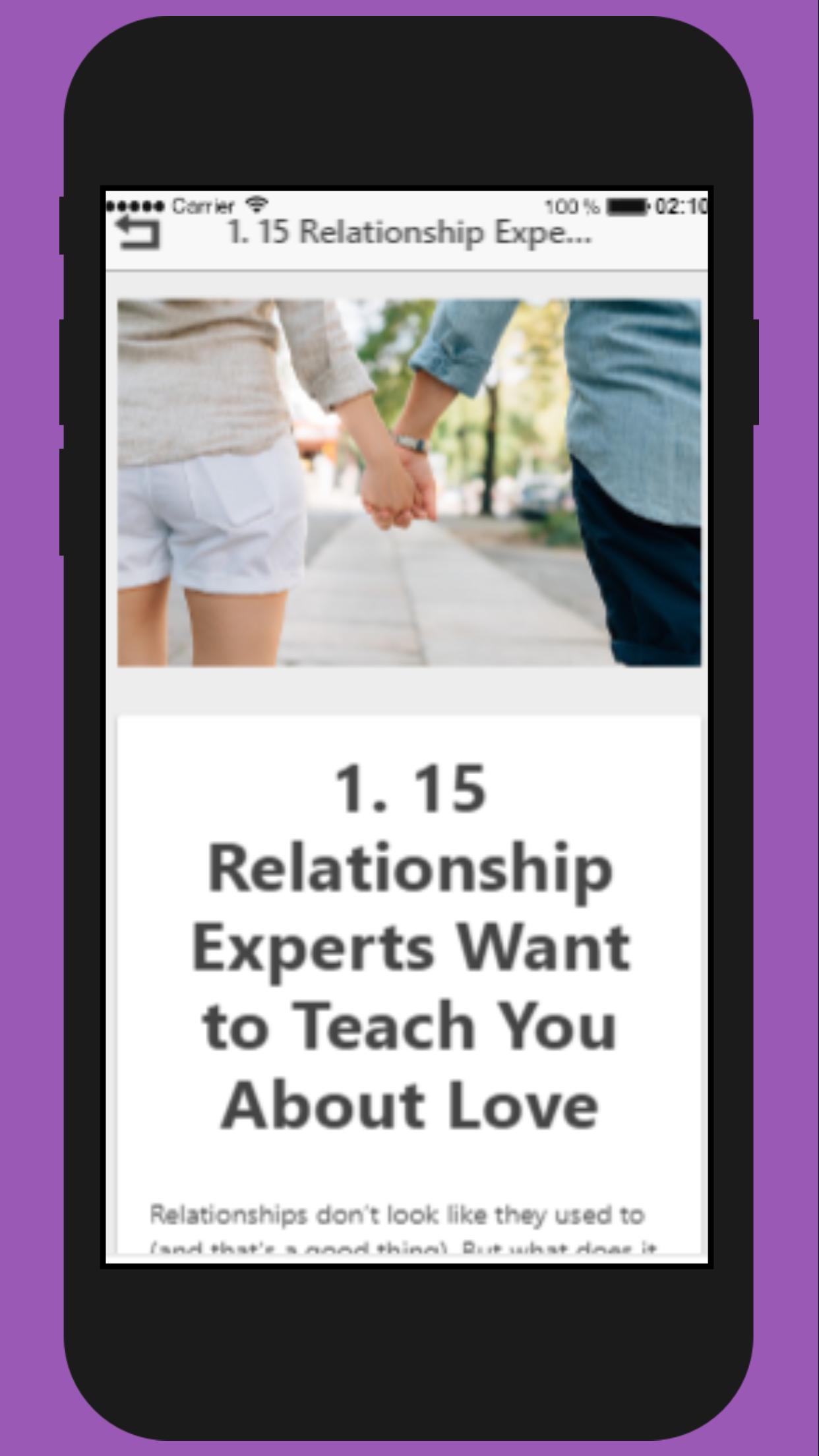 Relationship Advice App